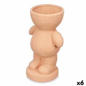 Figurine Décorative Orange 16 x 25 x 12 cm Vase (6 Unités)