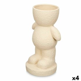 Figurine Décorative Beige 19 x 31 x 15 cm Vase (4 Unités)