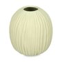 Vase Vert Dolomite 15 x 18 x 15 cm (6 Unités) Sphère Rayures