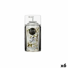 Recharges Pour Diffuseur Fleurs blancs 250 ml Spray (6 Unités)