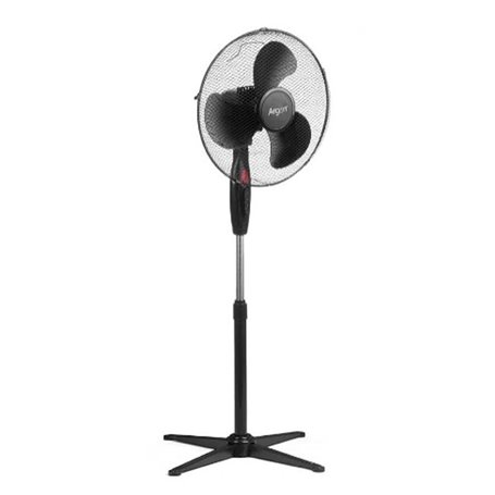 Ventilateur sur Pied Noir 45 W 43 x 60 x 102 cm