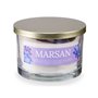 Bougie Parfumée Marsan 400 g (6 Unités)