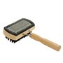 Brosse pour Chiens Marron Gris 10 x 17 x 5 cm Double (12 Unités)