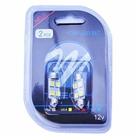 Ampoule pour voiture M-Tech LB072W 12 V Blanc C5W 36 mm 1