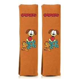 Coussinets de ceinture de sécurité GAR102 Orange Garfield