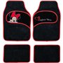 Set de tapis de voitures Minnie Mouse CZ10339 Noir/Rouge