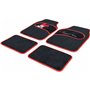 Set de tapis de voitures Minnie Mouse CZ10339 Noir/Rouge