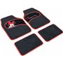 Set de tapis de voitures Minnie Mouse CZ10339 Noir/Rouge