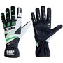 Gants de karting OMP KS-3 MY2018 XXS kart Blanc Noir Vert