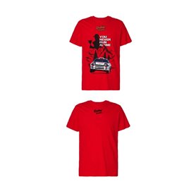 T-shirt à manches courtes homme RADIKAL YOU NEVER RUN ALONE Rouge XL