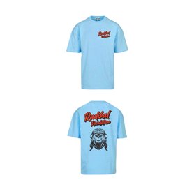 T-shirt à manches courtes homme RADIKAL Bear Bleu ciel XXL