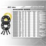 Ensemble de séparateurs OMP 4x100 57,1 M14 x 1,50 20 mm