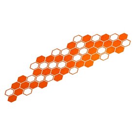 Autocollant pour voiture Foliatec FO33963 Orange