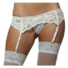 Jarretelle Seven Til Midnight 9555 Blanc (Taille S/M) (34-38)