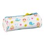 Trousse d'écolier cylindrique CoComelon Blanc Multicouleur (20 x 7 x 7 cm)