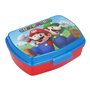 Boîte à Sandwich Super Mario Plastique Rouge Bleu (17 x 5.6 x 13.3 cm)