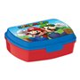 Boîte à Sandwich Super Mario Plastique Rouge Bleu (17 x 5.6 x 13.3 cm)