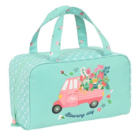 Trousse de Toilette Glow Lab Pepa Vert (31 x 14 x 19 cm)