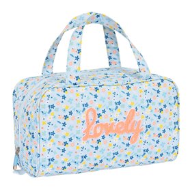 Trousse de Toilette Moos Lovely Bleu clair (31 x 14 x 19 cm)