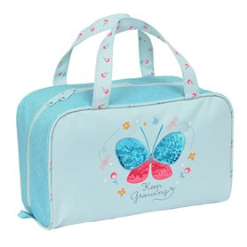 Trousse de Toilette BlackFit8 Keep Growing Bleu clair (31 x 14 x 19 cm)