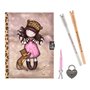 Agenda avec accessoires Gorjuss Purrrrrfect love Léopard 25 x 25 x 2.8 cm