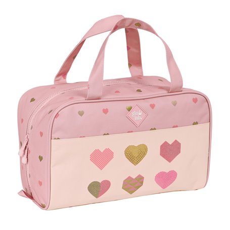 Trousse de Toilette Glow Lab Hearts Rose (31 x 14 x 19 cm)