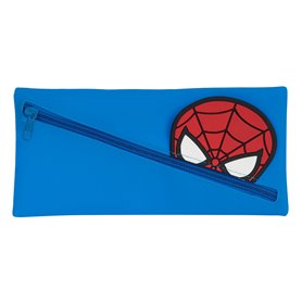 Trousse d'écolier Spider-Man Blue marine 22 x 11 x 1 cm