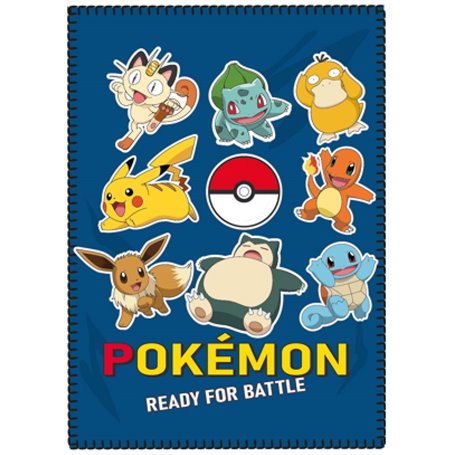 Couverture Pokémon Pikachu 100 x 140 cm Multicouleur Polyester