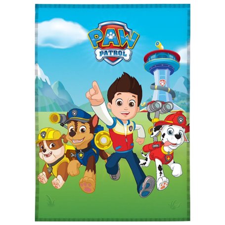 Couverture The Paw Patrol Funday 100 x 140 cm Bleu Rouge Polyester