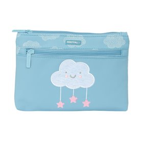 Trousse d'écolier Safta Nube Nuages Bleu 23 x 16 x 3 cm