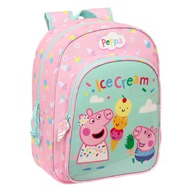 Cartable Peppa Pig Ice cream Rose Menthe 26 x 34 x 11 cm