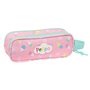 Trousse Fourre-Tout Double Peppa Pig Ice cream Rose Menthe 21 x 8 x 6 cm