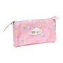 Trousse Fourre-Tout Double Peppa Pig Ice cream Rose Menthe 22 x 12 x 3 cm