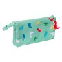 Trousse Fourre-Tout Double Peppa Pig George Menthe 22 x 12 x 3 cm