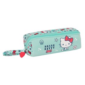 Trousse d'écolier Hello Kitty Sea lovers Turquoise 22 x 10 x 10 cm