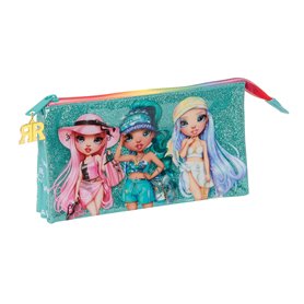 Trousse Fourre-Tout Double Rainbow High Paradise Turquoise 22 x 12 x 3 cm