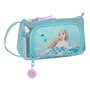 Trousse Scolaire avec Accessoires Frozen Hello spring Bleu clair 20 x 11 x 8.5 cm (32 Pièces)