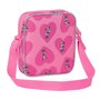 Sac à Bandoulière Minnie Mouse Loving Rose 16 x 18 x 4 cm