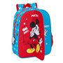 Cartable Mickey Mouse Clubhouse Fantastic Bleu Rouge 26 x 34 x 11 cm