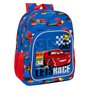 Cartable Cars Race ready Bleu 33 x 42 x 14 cm