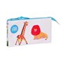 Trousse Fourre-Tout Double Algo de Jaime Blanc 22 x 12 x 3 cm