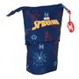 Trousse Gobelet Spider-Man Neon Blue marine 8 x 19 x 6 cm