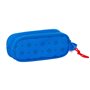 Trousse Fourre-Tout Double Super Mario Play Bleu Rouge 21 x 8 x 6 cm
