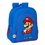 Cartable Super Mario Play Bleu Rouge 32 X 38 X 12 cm