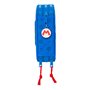 Pochette à crayons triple Super Mario Play Bleu Rouge 12.5 x 19.5 x 5.5 cm (36 Pièces)