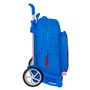 Cartable à roulettes Super Mario Play Bleu Rouge 32 x 42 x 15 cm