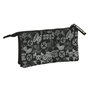 Trousse Fourre-Tout Triple Paul Frank Join the fun Noir 22 x 12 x 3 cm
