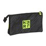 Trousse Fourre-Tout Triple Nerf Get ready Noir 22 x 12 x 3 cm