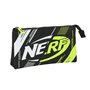 Trousse Fourre-Tout Triple Nerf Get ready Noir 22 x 12 x 3 cm