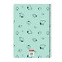 Carnet Snoopy Groovy Vert A4 80 Volets